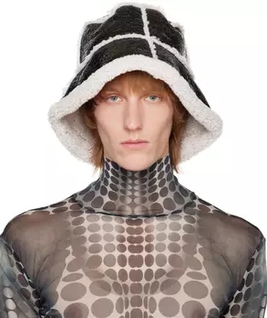 Черная панама The Laminated Jean Paul Gaultier