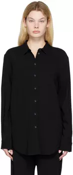 Черная пижамная рубашка London ASCENO