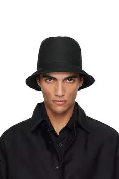 Черная плетеная шапка CASEY CASEY