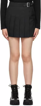 Черная плиссированная юбка Juun.J