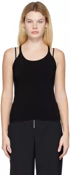 Черная плотная майка Dion Lee