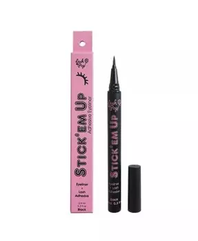 Черная подводка для глаз Stick 'Em Up и клей для ресниц Lash Pop Lashes, цвет Black