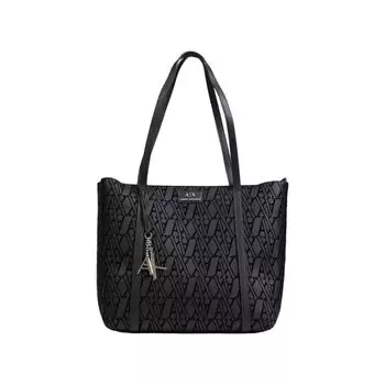 Черная полиэтиленовая сумка Armani Exchange