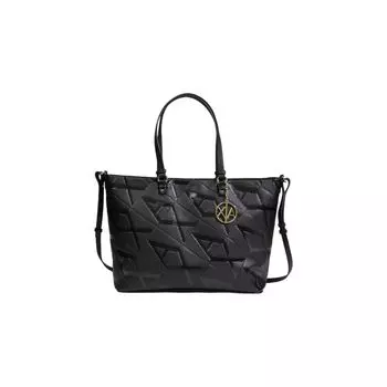 Черная полиэтиленовая сумка Armani Exchange