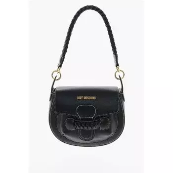 Черная полиэтиленовая сумка через плечо Moschino, Black