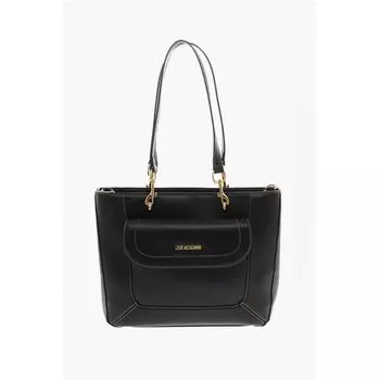 Черная полиэтиленовая сумка через плечо Moschino, Black