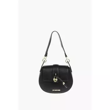 Черная полиэтиленовая сумка через плечо Moschino, Black