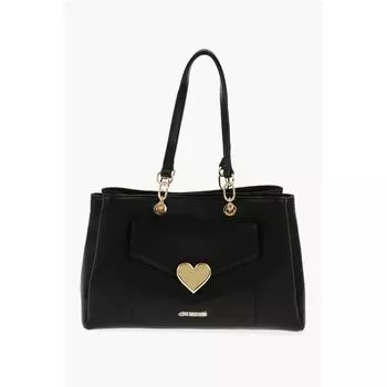 Черная полиэтиленовая сумка через плечо Moschino, Black