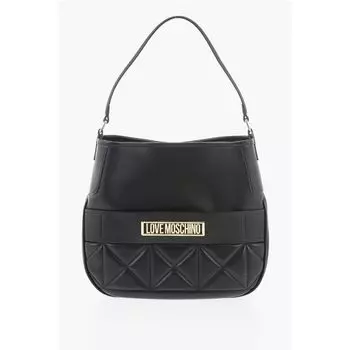 Черная полиэтиленовая сумка через плечо Moschino, Black