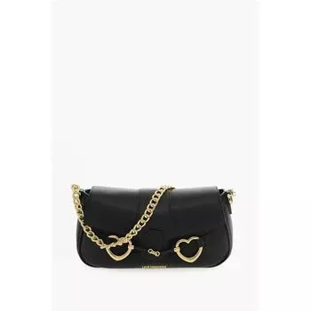 Черная полиэтиленовая сумка через плечо Moschino, Black