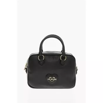 Черная полиэтиленовая сумка через плечо Moschino, Black