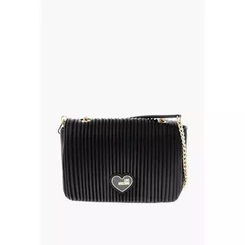 Черная полиэтиленовая сумка через плечо Moschino, Black