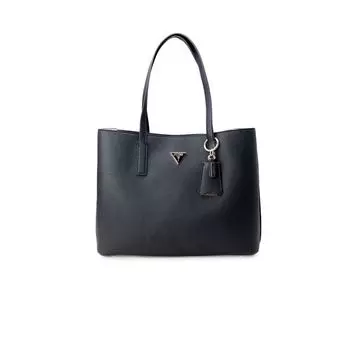 Черная полиэтиленовая сумка GUESS