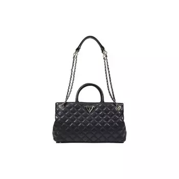 Черная полиэтиленовая сумка GUESS
