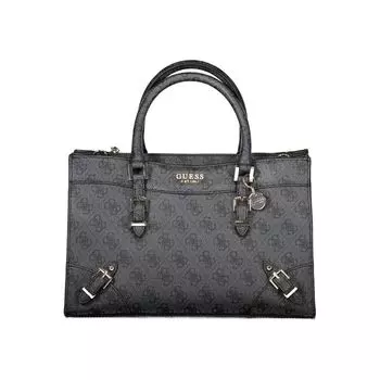 Черная полиэтиленовая сумка Guess Shoes