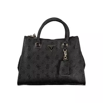 Черная полиэтиленовая сумка Guess Shoes