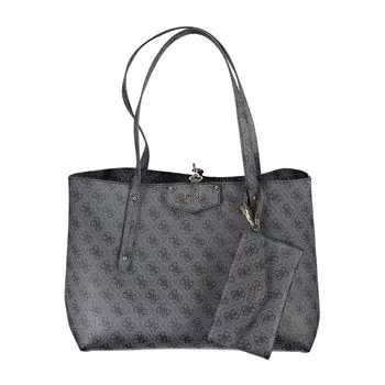 Черная полиэтиленовая сумка Guess Shoes