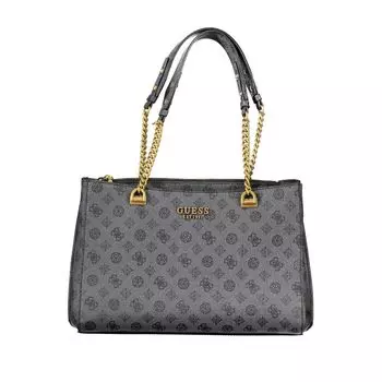 Черная полиэтиленовая сумка Guess Shoes
