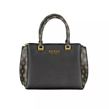 Черная полиэтиленовая сумка Guess Shoes