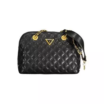 Черная полиэтиленовая сумка Guess Shoes