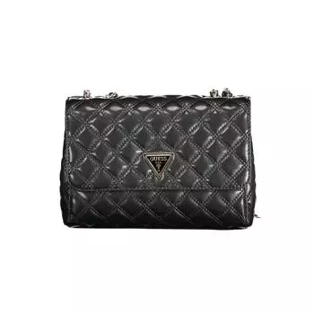 Черная полиэтиленовая сумка Guess Shoes