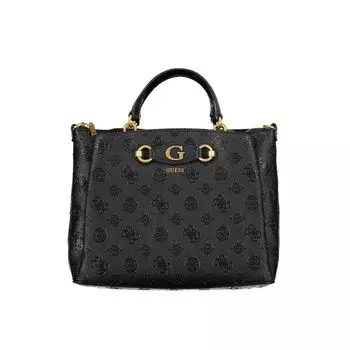 Черная полиэтиленовая сумка Guess Shoes