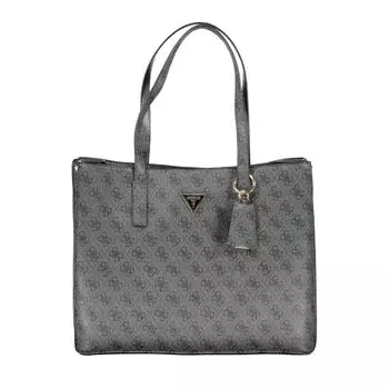 Черная полиэтиленовая сумка Guess Shoes