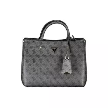 Черная полиэтиленовая сумка Guess Shoes