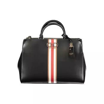 Черная полиэтиленовая сумка Guess Shoes