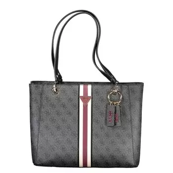 Черная полиэтиленовая сумка Guess Shoes