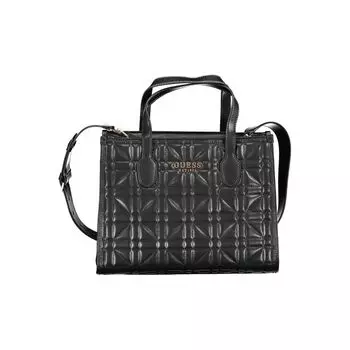 Черная полиэтиленовая сумка Guess Shoes