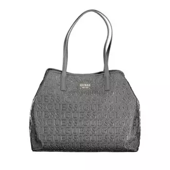 Черная полиэтиленовая сумка Guess Shoes