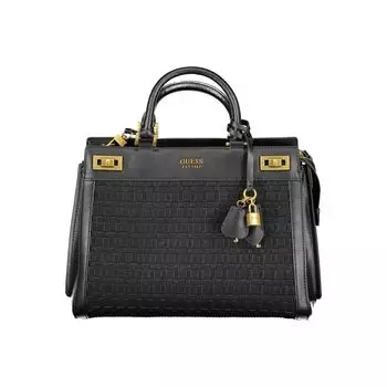 Черная полиэтиленовая сумка Guess Shoes