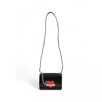 Черная полиэтиленовая сумка LOVE MOSCHINO