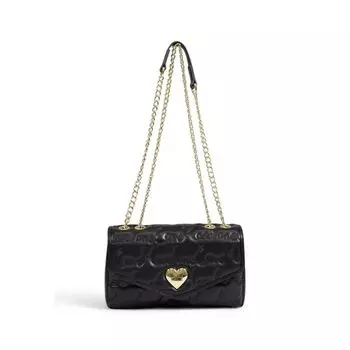 Черная полиэтиленовая сумка LOVE MOSCHINO