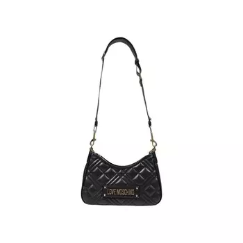 Черная полиэтиленовая сумка LOVE MOSCHINO