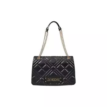 Черная полиэтиленовая сумка LOVE MOSCHINO