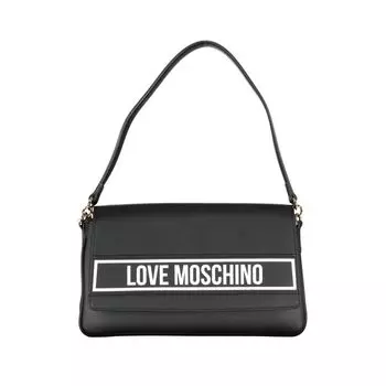 Черная полиэтиленовая сумка LOVE MOSCHINO