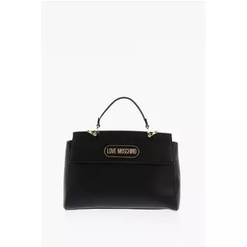 Черная полиэтиленовая сумка-тоут Moschino, Black