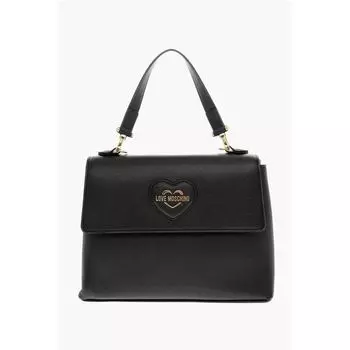 Черная полиэтиленовая сумка-тоут Moschino, Black