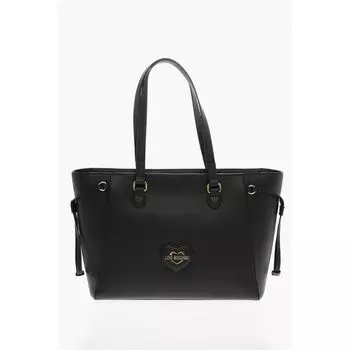 Черная полиэтиленовая сумка-тоут Moschino, Black