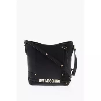 Черная полиэтиленовая сумка-тоут Moschino, Black