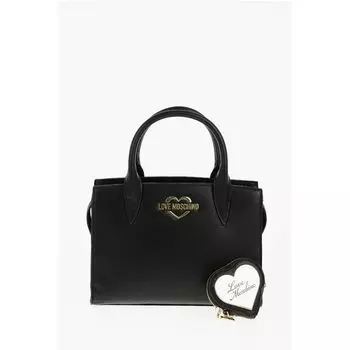 Черная полиэтиленовая сумка-тоут Moschino, Black