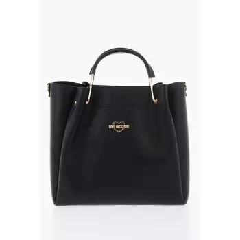 Черная полиэтиленовая сумка-тоут Moschino, Black