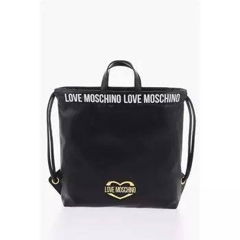 Черная полиэтиленовая сумка-тоут Moschino, Black