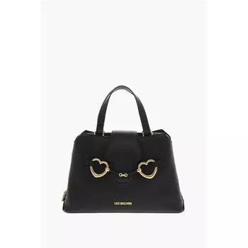 Черная полиэтиленовая сумка-тоут Moschino, Black