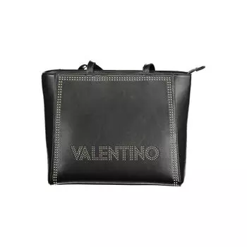 Черная полиэтиленовая сумка Valentino Bags, черный