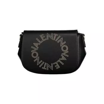 Черная полиэтиленовая сумка Valentino Bags, черный