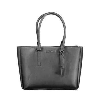 Черная полиэтиленовая женская сумка Calvin Klein