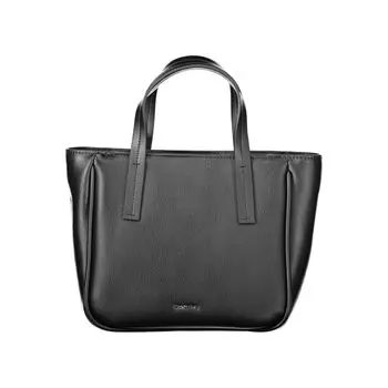 Черная полиэтиленовая женская сумка Calvin Klein